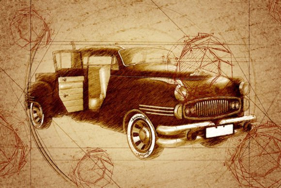 Download Vintage Truck Printable Graphics Pack 19 - Premium Bundle