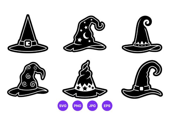 Download Magical Witch Hat Vector Icons - Witch hat vector Collection
