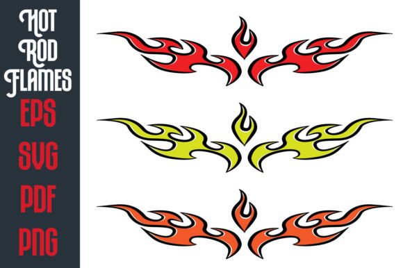 Download Hot Rod Vector Flames - Flames Collection