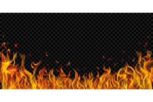 Download Translucent Fire Flames - Flames Collection